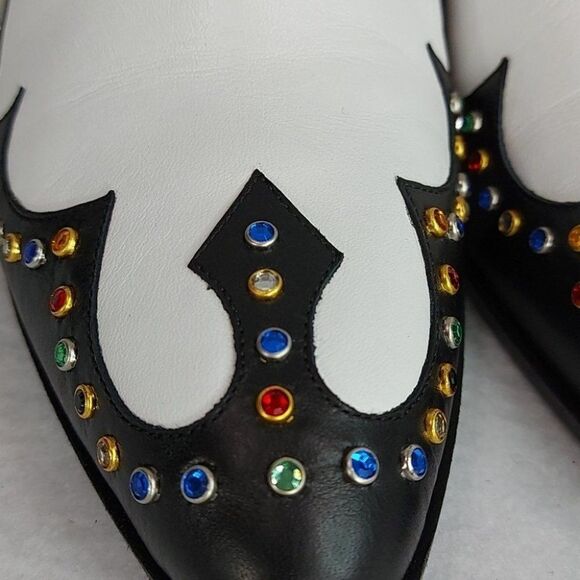 Giuseppe Zanotti Guns 55 Crd Jeti Bootie Colorful Rhinestones pointy Toe 9 EU40 - Picture 7 of 12